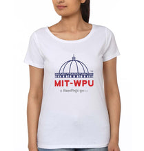 Load image into Gallery viewer, MIT World Peace University T-Shirt for Women-White-Ektarfa.online
