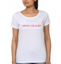 Load image into Gallery viewer, House of the Dragon T-Shirt for Women-White-Ektarfa.online
