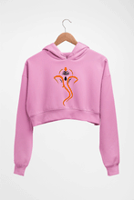 Load image into Gallery viewer, Ganpati JI(Ganesh) Crop HOODIE FOR WOMEN-Light Baby Pink-Ektarfa.online
