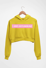 Load image into Gallery viewer, Drake Crop HOODIE FOR WOMEN-Mustard Yellow-Ektarfa.online
