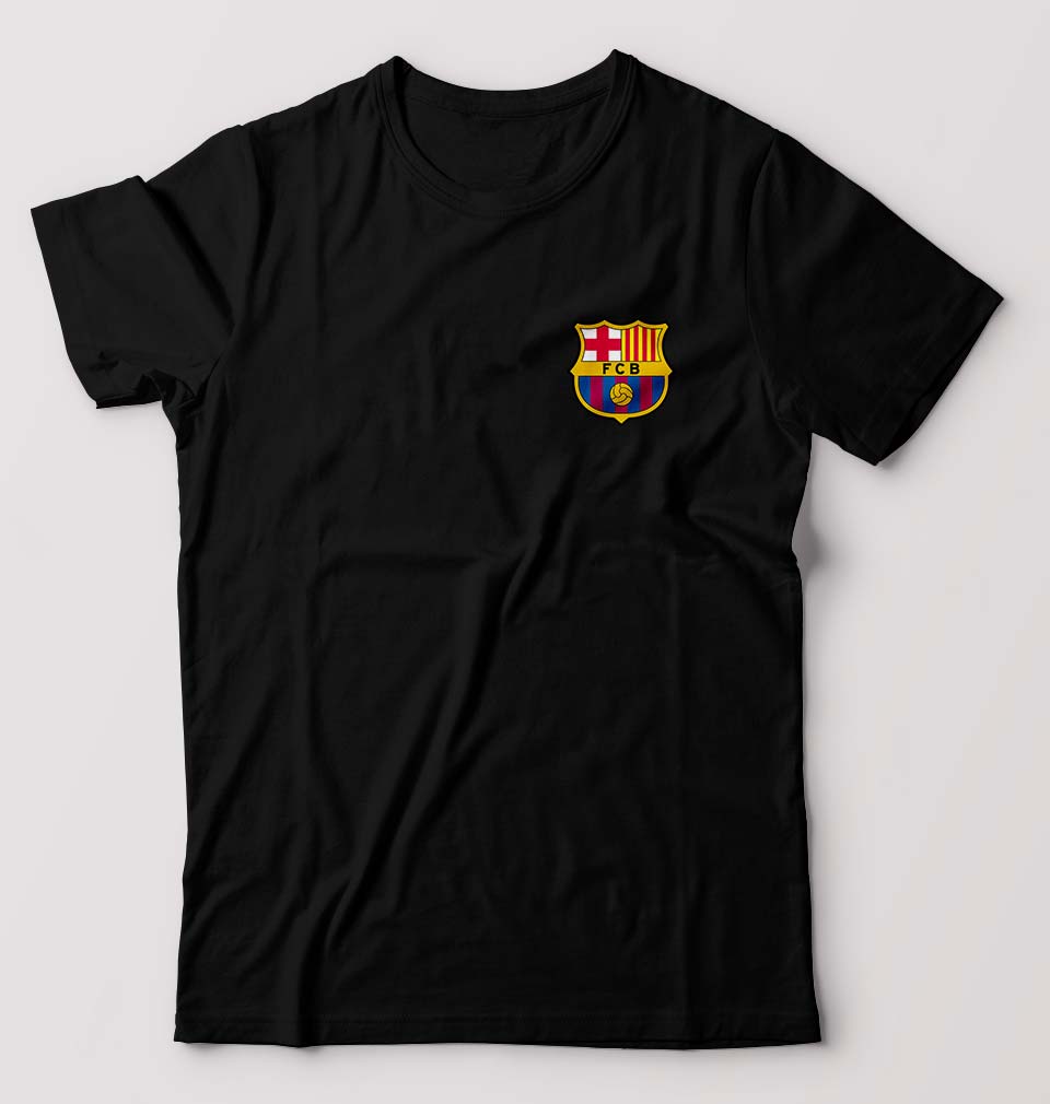 Barcelona Logo T-Shirt for Men-Black-Ektarfa.online