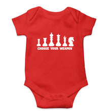 Load image into Gallery viewer, Chess Kids Romper For Baby Boy/Girl-0-5 Months(18 Inches)-Red-Ektarfa.online
