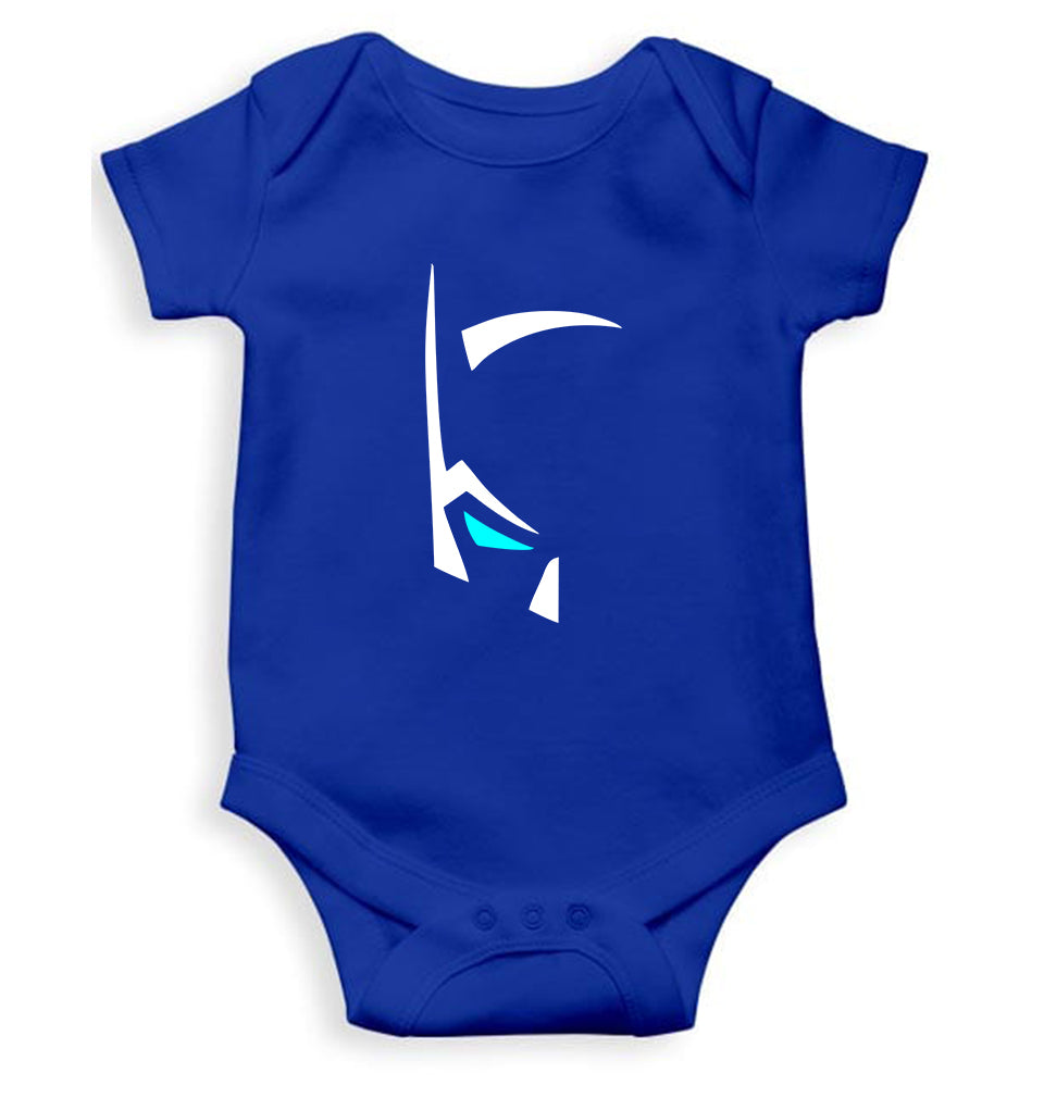 Batman Mask Kids Romper For Baby Boy/Girl-0-5 Months(18 Inches)-Royal Blue-Ektarfa.online