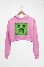 Load image into Gallery viewer, Minecraft Crop HOODIE FOR WOMEN-Light Baby Pink-Ektarfa.online
