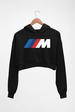 Load image into Gallery viewer, BMW Crop HOODIE FOR WOMEN-Black-Ektarfa.online
