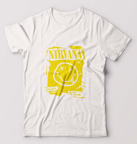 Nirvana T-Shirt for Men-White-Ektarfa.online