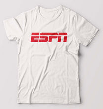 Load image into Gallery viewer, ESPN T-Shirt for Men-White-Ektarfa.online
