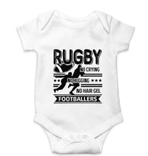 Load image into Gallery viewer, Rugby Kids Romper For Baby Boy/Girl-0-5 Months(18 Inches)-White-Ektarfa.online
