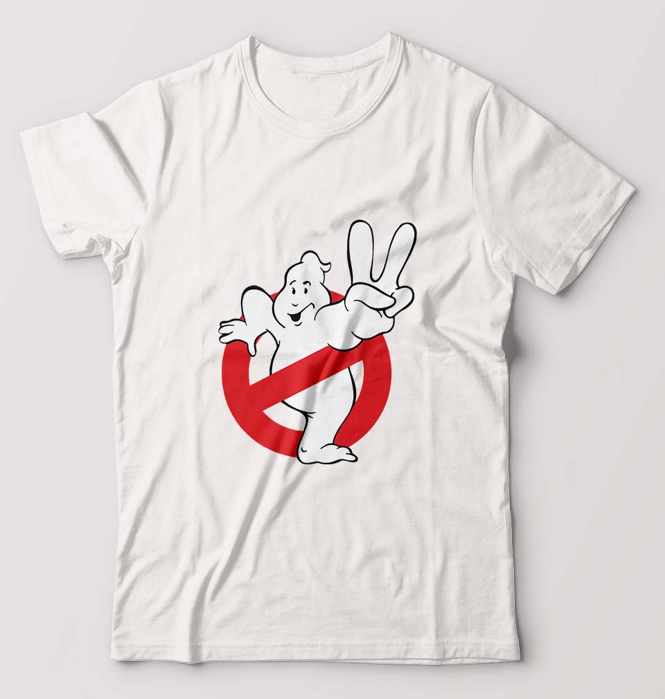 Ghostbusters T-Shirt for Men-White-Ektarfa.online