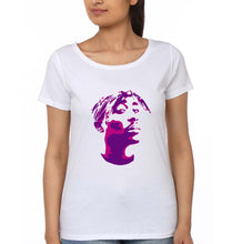 Load image into Gallery viewer, Tupac 2Pac T-Shirt for Women-White-Ektarfa.online
