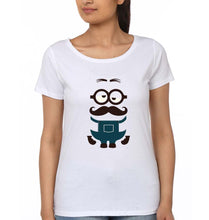 Load image into Gallery viewer, Minion T-Shirt for Women-White-Ektarfa.online
