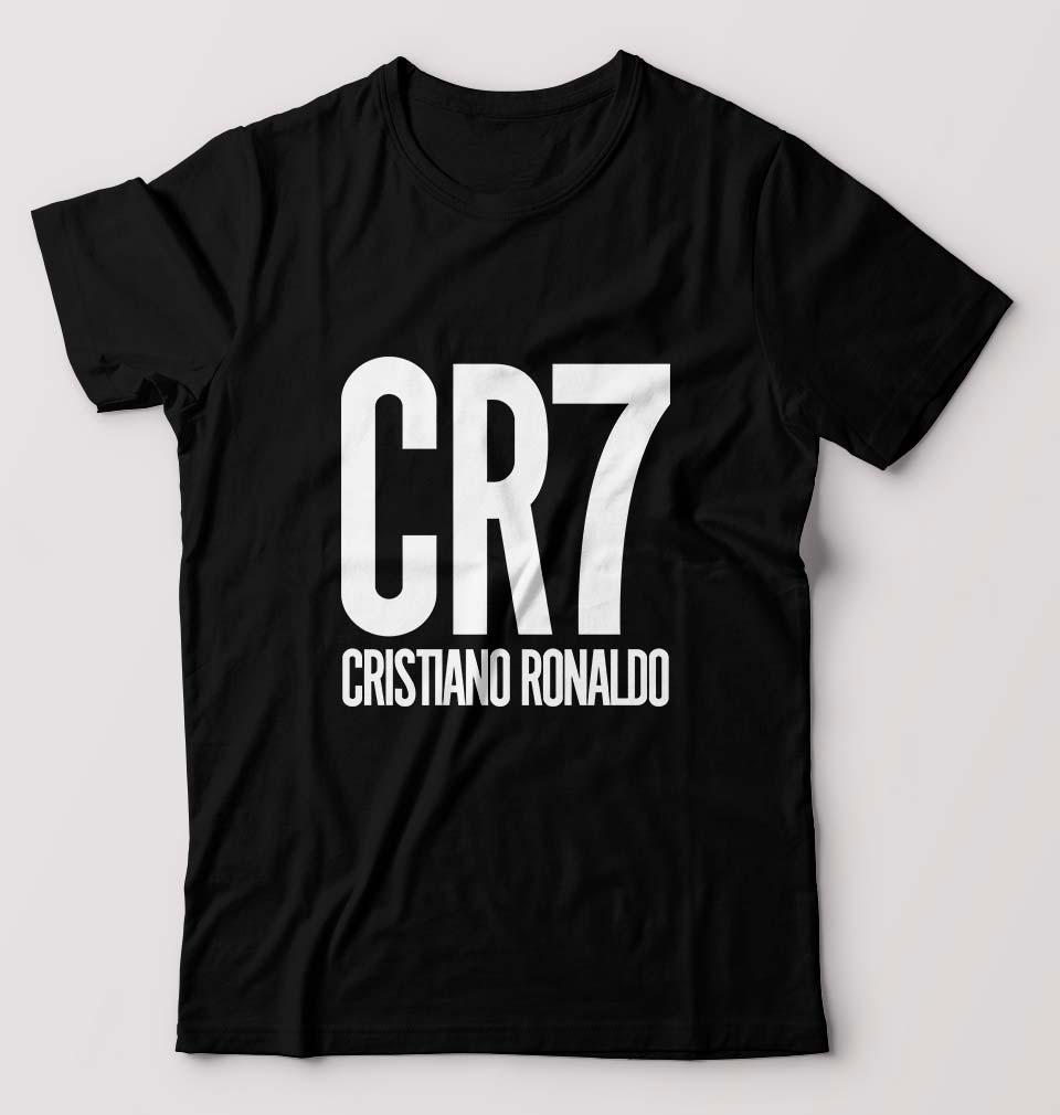 Cristiano Ronaldo CR7 T-Shirt for Men-Black-Ektarfa.online