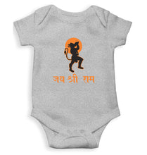 Load image into Gallery viewer, RAMJI Jai Shree Ram Kids Romper Kids Romper For Baby Boy/Girl-0-5 Months(18 Inches)-Grey-Ektarfa.online
