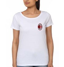 Load image into Gallery viewer, A.C. Milan T-Shirt for Women-White-Ektarfa.online
