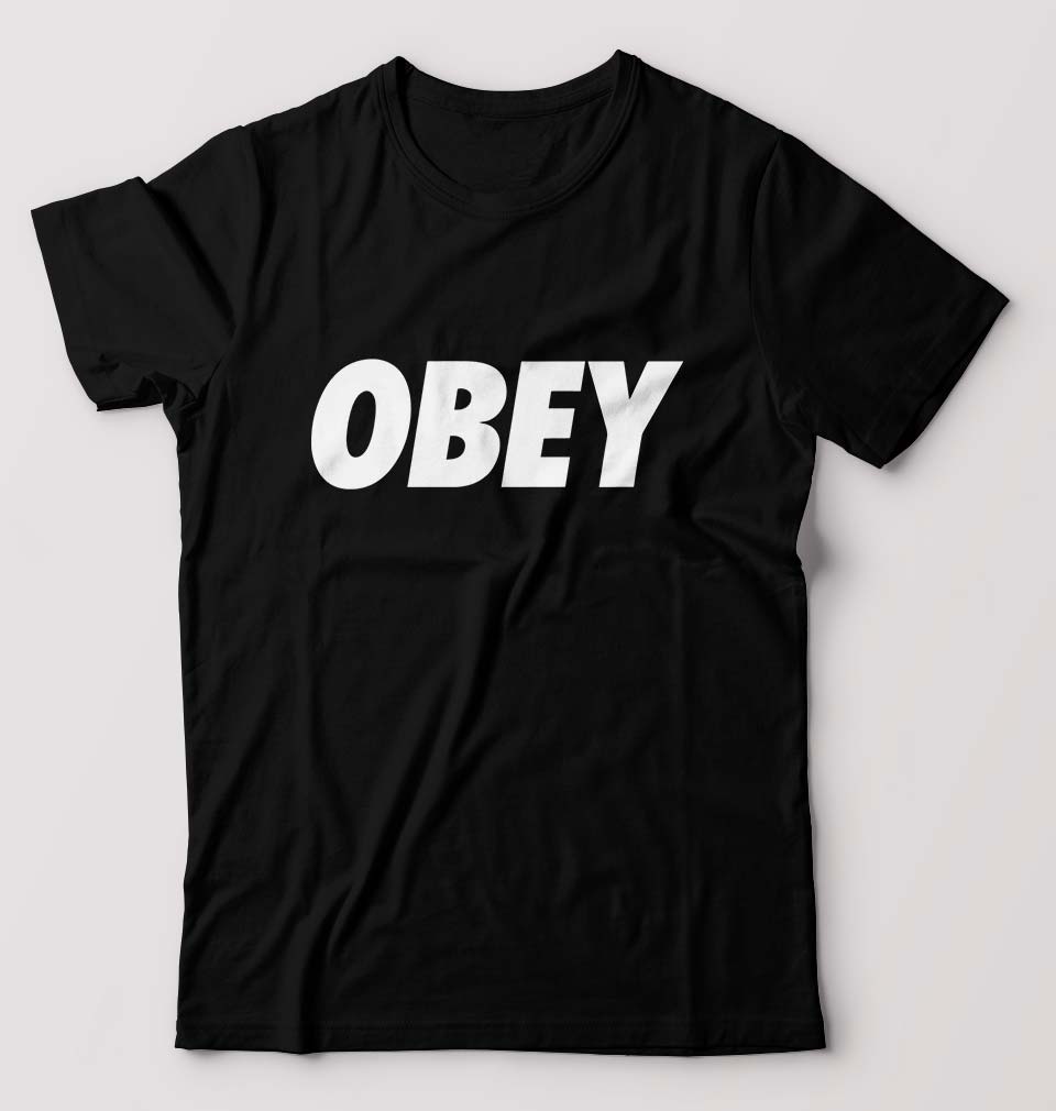 Obey T-Shirt for Men-Black-Ektarfa.online