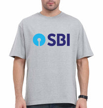 Load image into Gallery viewer, State Bank of India(SBI) Oversized T-Shirt for Men-Grey-Ektarfa.online
