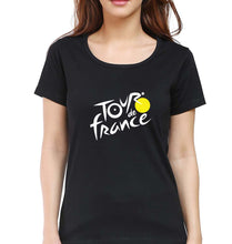Load image into Gallery viewer, Tour de France T-Shirt for Women-Black-Ektarfa.online
