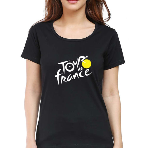 Tour de France T-Shirt for Women-Black-Ektarfa.online