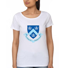 Load image into Gallery viewer, Columbia University T-Shirt for Women-White-Ektarfa.online
