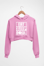 Load image into Gallery viewer, Bowling Crop HOODIE FOR WOMEN-Light Baby Pink-Ektarfa.online
