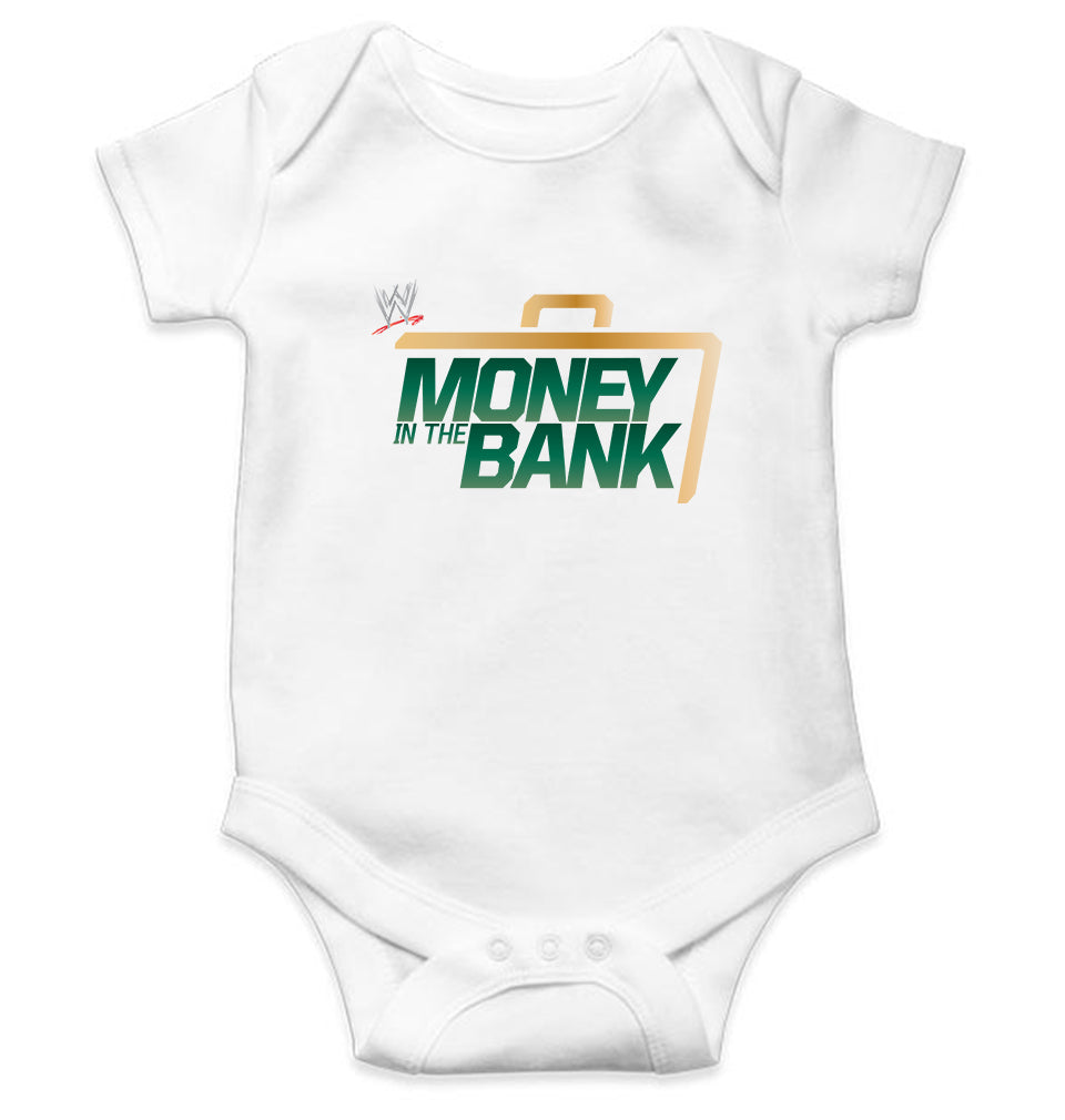 WWE Money in the Bank Kids Romper Kids Romper For Baby Boy/Girl-0-5 Months(18 Inches)-White-Ektarfa.online