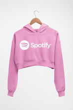 Load image into Gallery viewer, Spotify Crop HOODIE FOR WOMEN-Light Baby Pink-Ektarfa.online
