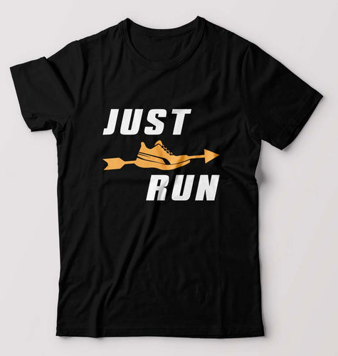 Runner Running T-Shirt for Men-Black-Ektarfa.online