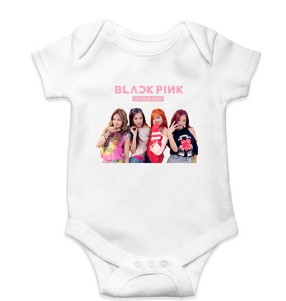 BLACKPINK Kids Romper For Baby Boy/Girl-White-Ektarfa.online