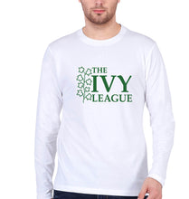 Load image into Gallery viewer, Ivy League Full Sleeves T-Shirt for Men-White-Ektarfa.online
