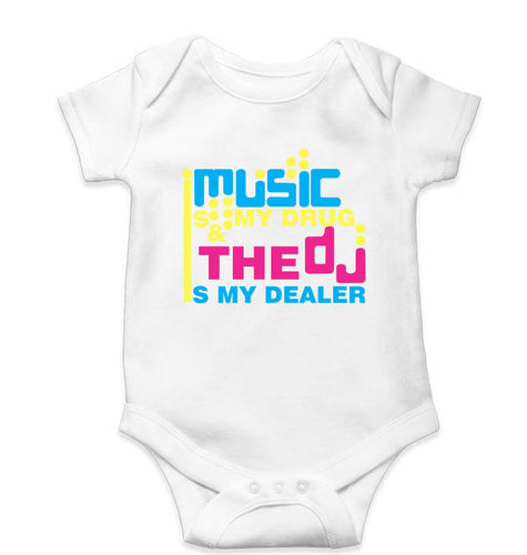 Music Kids Romper For Baby Boy/Girl-White-Ektarfa.online