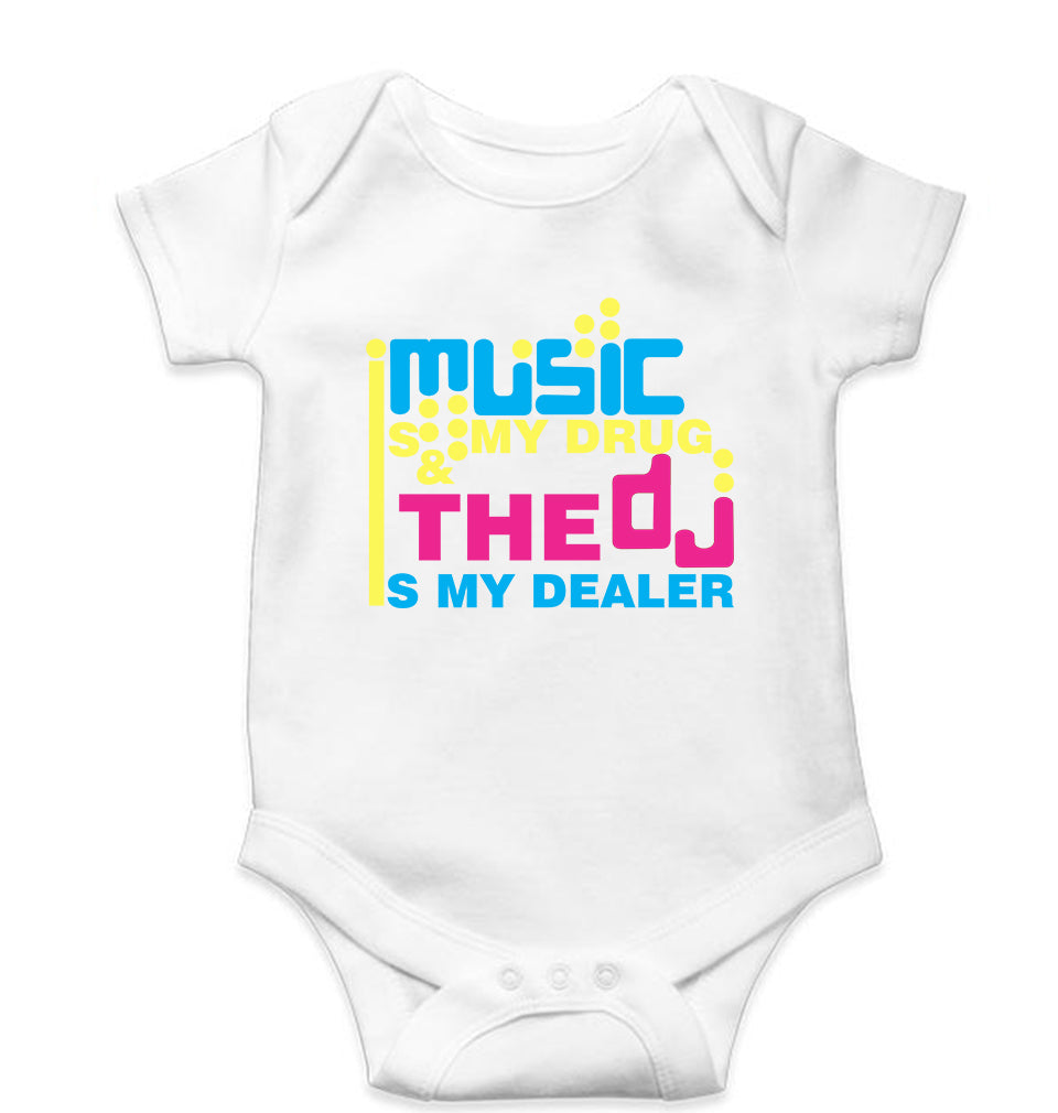 Music Kids Romper For Baby Boy/Girl-White-Ektarfa.online