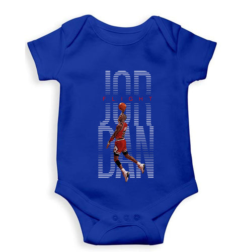 Michael Jordan Kids Romper For Baby Boy/Girl-Royal Blue-Ektarfa.online