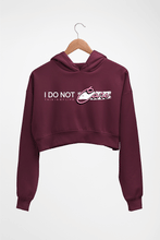 Load image into Gallery viewer, Gym My Life Crop HOODIE FOR WOMEN-Maroon-Ektarfa.online
