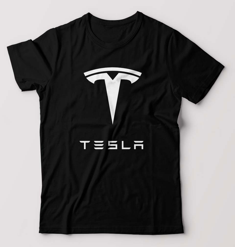 Tesla T-Shirt for Men-Black-Ektarfa.online