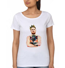 Load image into Gallery viewer, Conor McGregor UFC T-Shirt for Women-White-Ektarfa.online
