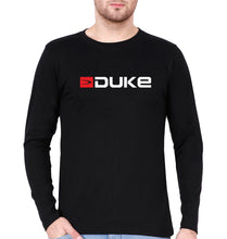 Load image into Gallery viewer, Duke Full Sleeves T-Shirt for Men-Black-Ektarfa.online
