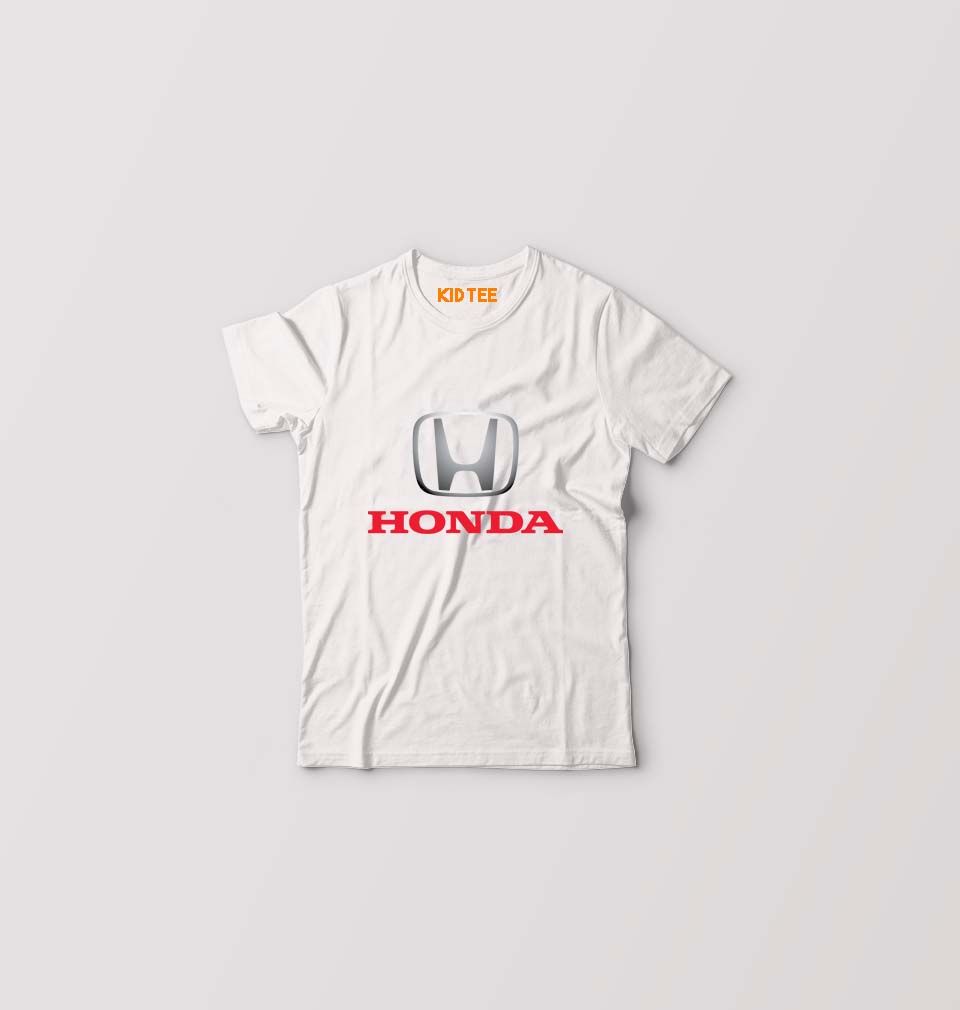 Honda Kids T-Shirt for Boy/Girl-White-Ektarfa.online