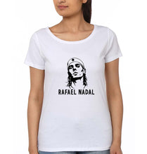 Load image into Gallery viewer, Rafael Nadal (RAFA) T-Shirt for Women-White-Ektarfa.online
