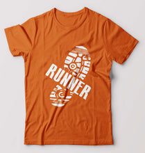 Load image into Gallery viewer, Runner Running T-Shirt for Men-Orange-Ektarfa.online
