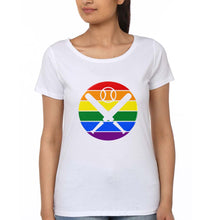 Load image into Gallery viewer, Baseball T-Shirt for Women-White-Ektarfa.online
