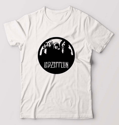 Led Zeppelin T-Shirt for Men-White-Ektarfa.online