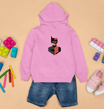 Load image into Gallery viewer, Deadpool &amp; Batman Kids Hoodie for Boy/Girl-1-2 Years(24 Inches)-Light Baby Pink-Ektarfa.online
