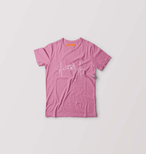 Cycling Kids T-Shirt for Boy/Girl-Pink-Ektarfa.online