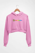Load image into Gallery viewer, CoComelon Crop HOODIE FOR WOMEN-Light Baby Pink-Ektarfa.online
