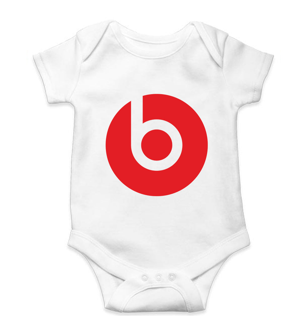 Beats Kids Romper For Baby Boy/Girl-White-Ektarfa.online