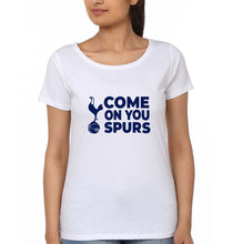 Load image into Gallery viewer, Tottenham Hotspur (Spurs) T-Shirt for Women-White-Ektarfa.online
