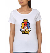 Load image into Gallery viewer, Ludo King T-Shirt for Women-White-Ektarfa.online
