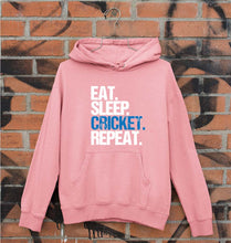 Load image into Gallery viewer, CRICKET Eat Sleep Cricket Repeat Unisex Hoodie for Men/Women-S(40 Inches)-Light Pink-Ektarfa.online
