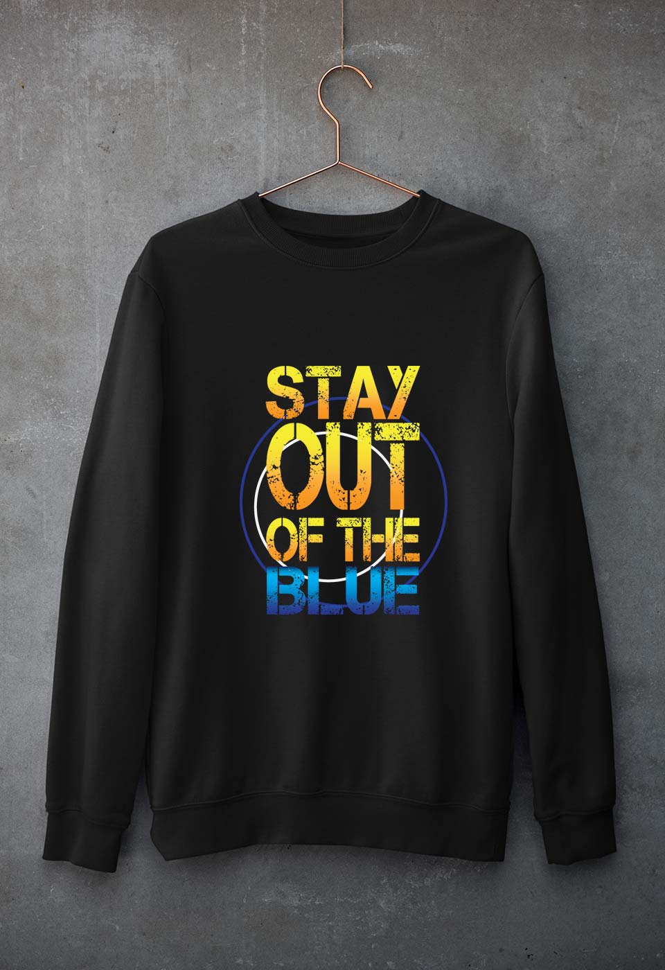 PUBG Stay Out Of The Blue Unisex Sweatshirt for Men/Women-Black-Ektarfa.online