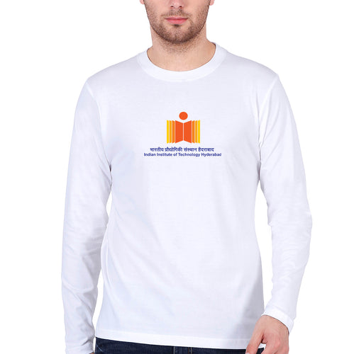 IIT Hyderabad Full Sleeves T-Shirt for Men-White-Ektarfa.online